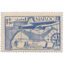 1939 Maroc - Carte et avion