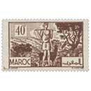 1945 Maroc - Les Arganiers