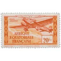 Le Stanley-Pool Afrique Équatoriale Française poste aérienne 