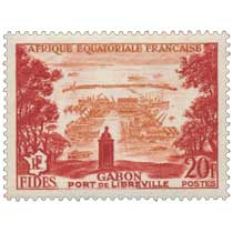 Gabon Port de Libreville Afrique Équatoriale Française F.I.D.E.S