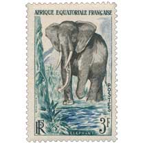 Éléphant Afrique Équatoriale Française
