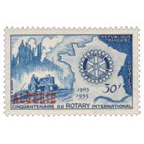 Algérie - Cinquantenaire du Rotary international 1905 1955