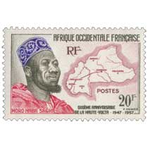 Afrique Occidentale Française - Moro Naba Sagha Dixième anniversaire de la Haute-Volta