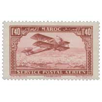1922 Maroc - Avion survolant Casablanca