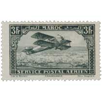 1922 Maroc - Avion survolant Casablanca