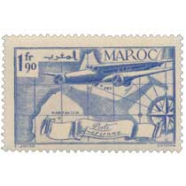 1939 Maroc - Carte et avion