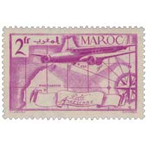 1939 Maroc - Carte et avion