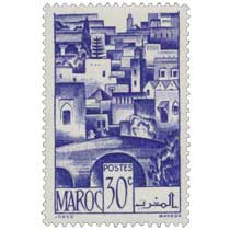1947 Maroc - Pont de Bein el Mdoum et les moulins de Fès