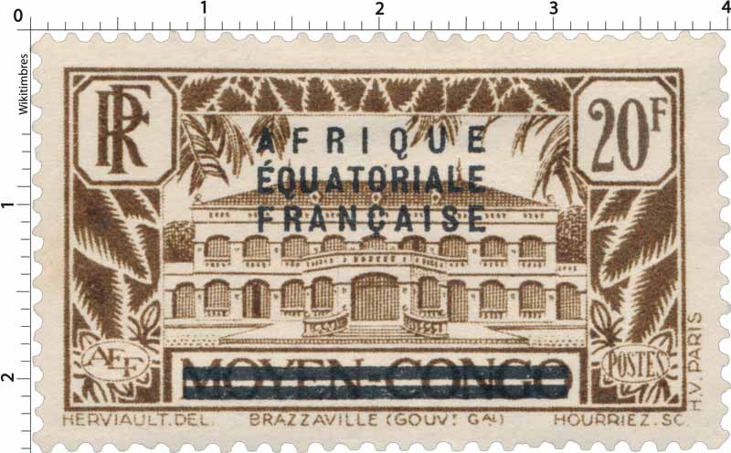Brazzaville (GOUV.Gal) moyen Congo Afrique Équatoriale Française