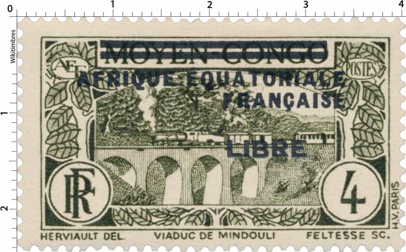 Viaduc de Mindouli moyen Congo Afrique Équatoriale Française