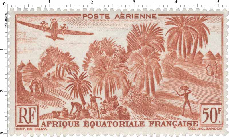 Poste aérienne Afrique Équatoriale Française