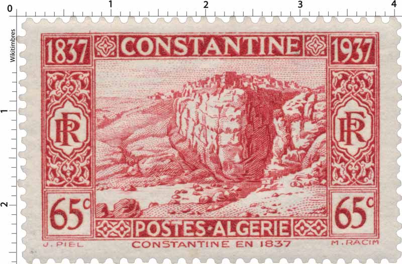 Algérie - Constantine en 1837