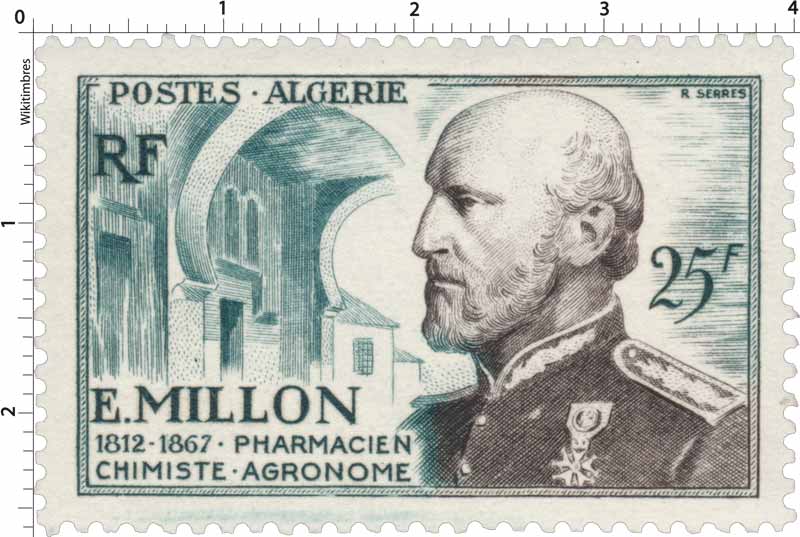 Algérie -  E Millon 1812 - 1867 Pharmacien chimiste agronome