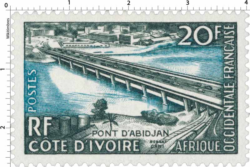 Afrique Occidentale Française - Pont d'Abidjan