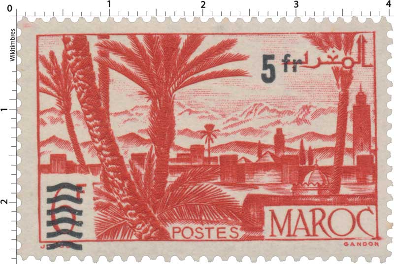 1950 Maroc - Oasis