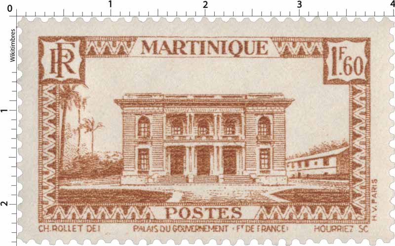 Martinique - Palais du gouvernement Fort-de-France