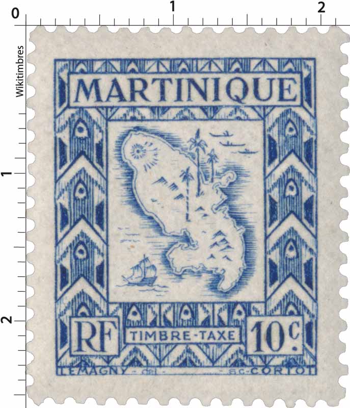 Martinique - Timbre taxe