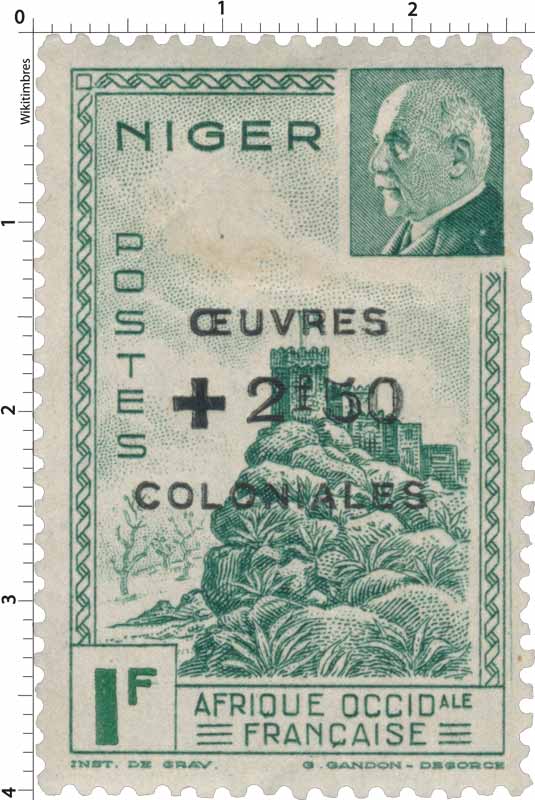  Afrique occidentale française - Niger - Oeuvres Coloniales