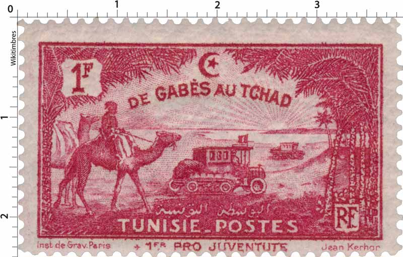 Tunisie - De Gabès au Tchad - Pro Juventute