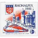 1981 Rhonalpex Salon philatélique de Lyon CNEP