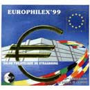 99 Europhilex Salon philatélique de Strasbourg 50e anniversaire du conseil de l'Europe CNEP