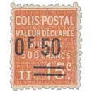 COLIS POSTAL Valeur Déclarée jusqu'à 500 Francs