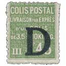1938 COLIS POSTAL Livraison par exprès d'un colis de 3,5 à 10 Kilos.