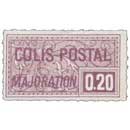 1938 COLIS POSTAL MAJORATION