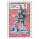 JOURNÉE DU TIMBRE 1962 Messager Royal Fin du Moyen Age