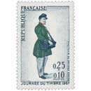 JOURNÉE DU TIMBRE 1967 FACTEUR DU SECOND EMPIRE