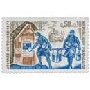 JOURNÉE DU TIMBRE 1971 LA POSTE AUX ARMÉES 1914-1918
