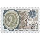 1982 EUROPA CEPT 843. TRAITÉ DE VERDUN KAROLUS CRATIA DI REX