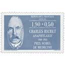 1987 CHARLES RICHET ANAPHYLAXIE 1850-1935 PRIX NOBEL DE MÉDECINE