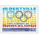 ALBERTVILLE PAYS OLYMPIQUES 1992 BARCELONA
