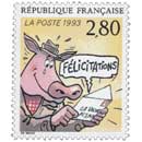 1993 FÉLICITATIONS LA VACHE Pi 3,1415