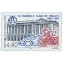 AUTOMOBILE CLUB DE FRANCE 1895-1995 ACF