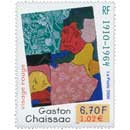 2000 Gaston Chaissac 1910 -1964 visage rouge