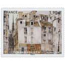 2018 LÉONARD FOUJITA 1886-1968 - Le quai aux fleurs, Notre-Dame 1950