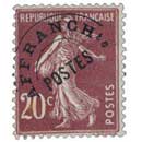 1922 Sans légende particulière - type semeuse camée surchargé