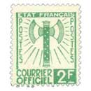 1942 COURRIER OFFICIEL - type francisque