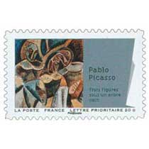 Pablo Picasso trois figures sous un arbre (1907)