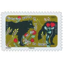 2016 Quand on parle du loup on en voit la queue