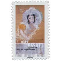 2016 Mary Cassatt - Margot Lux avec un large chapeau