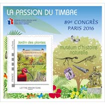 2016 La passion du timbre - 89e congrès Paris 2016 Muséum d'histoire naturelle
