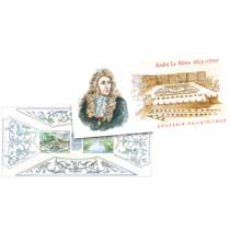 Souvenir philatélique André Le Nôtre 1613- 1700