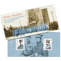 2019 Souvenir philatélique : FRANCE- POLOGNE 100e anniversaire du renouvellement des relations diplomatiques franco-polonaises