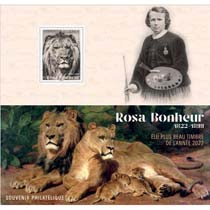 2022 ROSA BONHEUR 1822-1899 - ELU PLUS BEAU TIMBRE DE L'ANNEE 2022