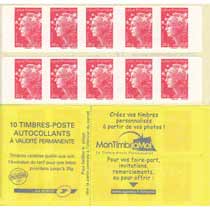 Carnet Marianne de Beaujard (distributeur) MonTimbraMoi