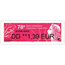 78e SALON PHILATÉLIQUE D’AUTOMNE PARIS 2025