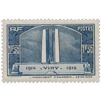 VIMY 1914-1918 - MONUMENT CANADIEN - 26 VII 1936